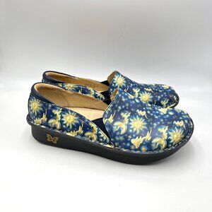 Alegria Womens Size 42 EU 11.5 - 12 US Celestial Blue Sun‎ Moon Comfort Shoes